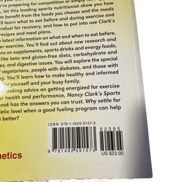 2/$10 Nancy Clark's Sports Nutrition Guidebook Sixth Edition - Picture 3 of 4